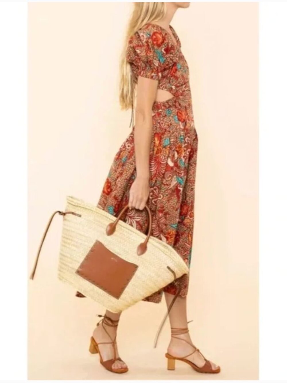 Ulla Johnson Golda Dress in Primrose Floral Print Size 4 New Without Tags